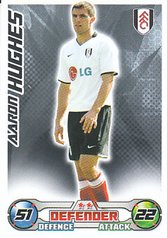Aaron Hughes Fulham 2008/09 Topps Match Attax #110